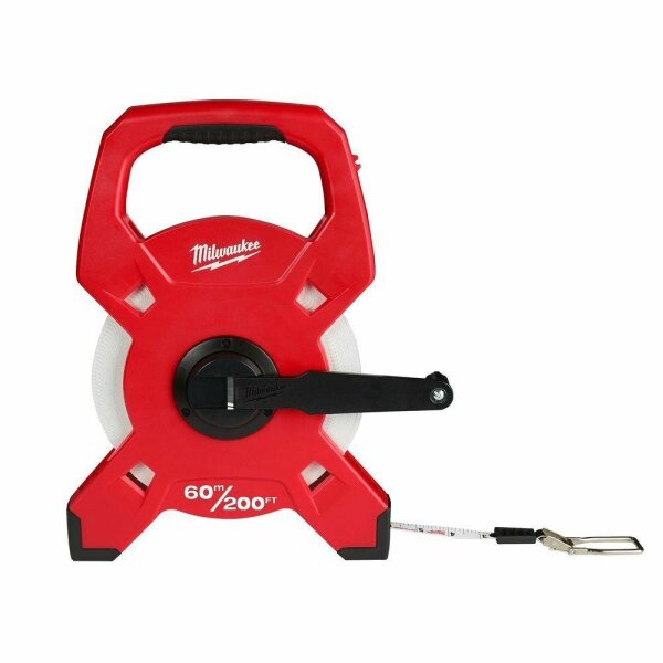 Milwaukee 48225360 Bandmass Rahmenbandma&szlig; 60m x 200FT Fiberglas Massband