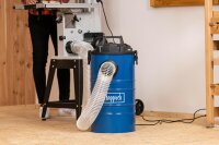 Scheppach Absauganlage DC100 &amp; Adapter 215m3/h Filterpatrone 4x Papierfilter 65L