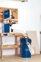 Scheppach Absauganlage DC100 &amp; Adapter 215m3/h Filterpatrone 4x Papierfilter 65L