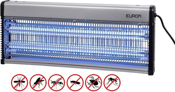 Eurom Insektenvernichter Fly Away Metall 40 LED 211399