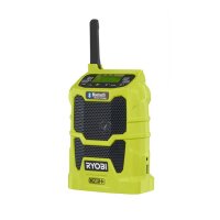 Ryobi R18R-0 Akku Bluetooth Radio Baustellenradio...