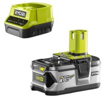 Ryobi RC18120-140 18 V / 4,0 Ah LITHIUM+ Akku &amp; Schnellladeger&auml;t